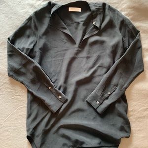Black everlane blouse
